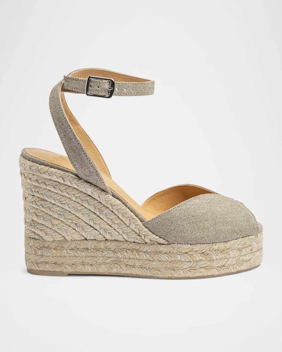 Blossom Simmer Canvas Wedge Espadrilles